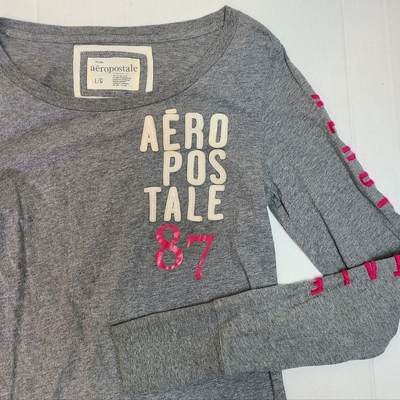 AEROPOSTALE y2k Long Sleeve Logo Shirt - Picture 2 of 8